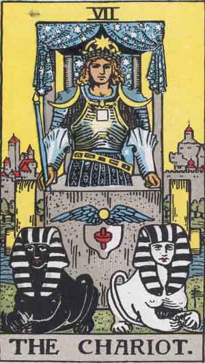 El Carro — Rider-Waite tarot card