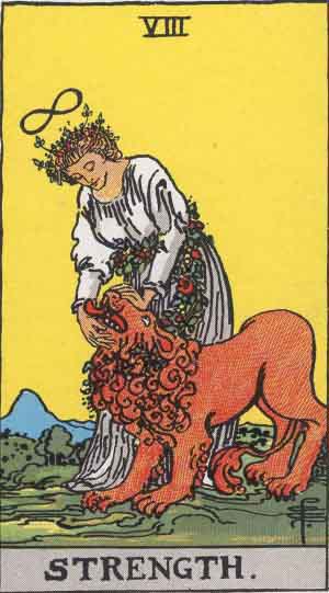 La Force — Rider-Waite tarot card