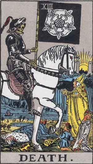 La Mort — Rider-Waite tarot card