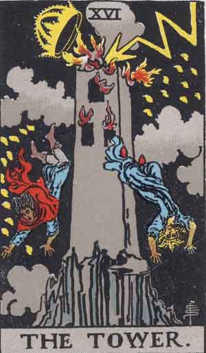 La Torre — Rider-Waite tarot card
